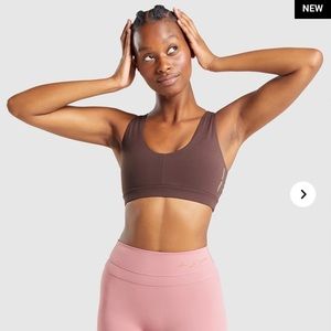 Whitney Simmons GS Sports Bra Chocolate M